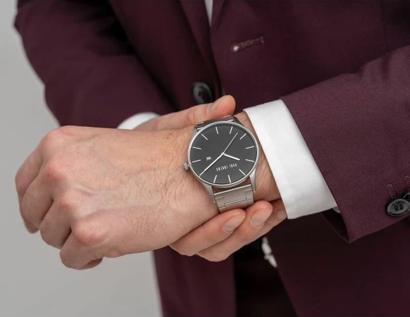 Orë dore për meshkuj Paul Lorens, argjendtë