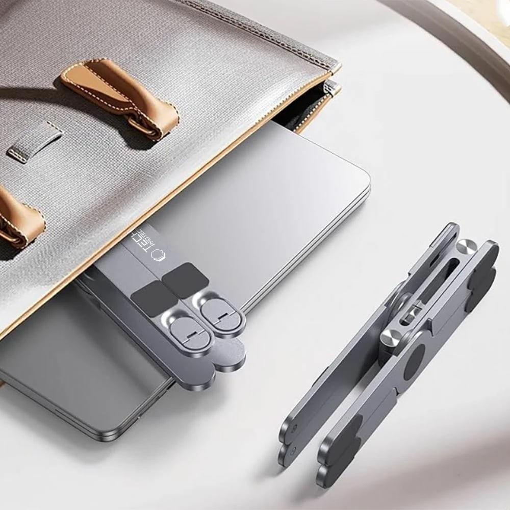 Mbajtës universal për laptop Tech-Protect ULS200, deri 16", alumini, Gri Mbajtës universal për laptop Tech-Protect ULS200, deri 16", alumini, Gri