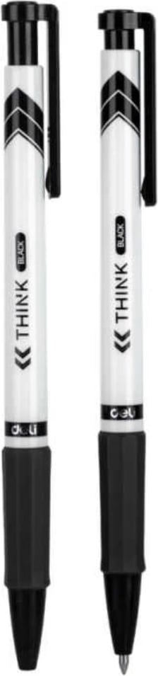 DELI KIMIK BALLPOINT Q25BK BLACK 0.7 1/12