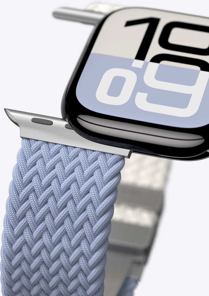 Set rripash AmazingThing Blend Band për Apple Watch 45/46/49mm, Space Blue/Stellar, 2 copë