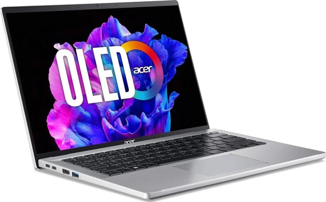 Laptop Acer Swift Go 14 SFG14, Ultra 5 125H, 14" OLED, 16GB RAM, 512GB SSD, Win11, argjendtë