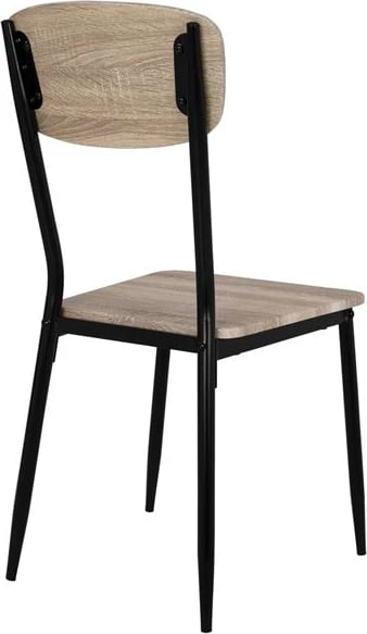 Karrige ngrënieje sonama me këmbë të zeza, FH8373.01, 39,5x49,5x87 cm, set prej 4 copë