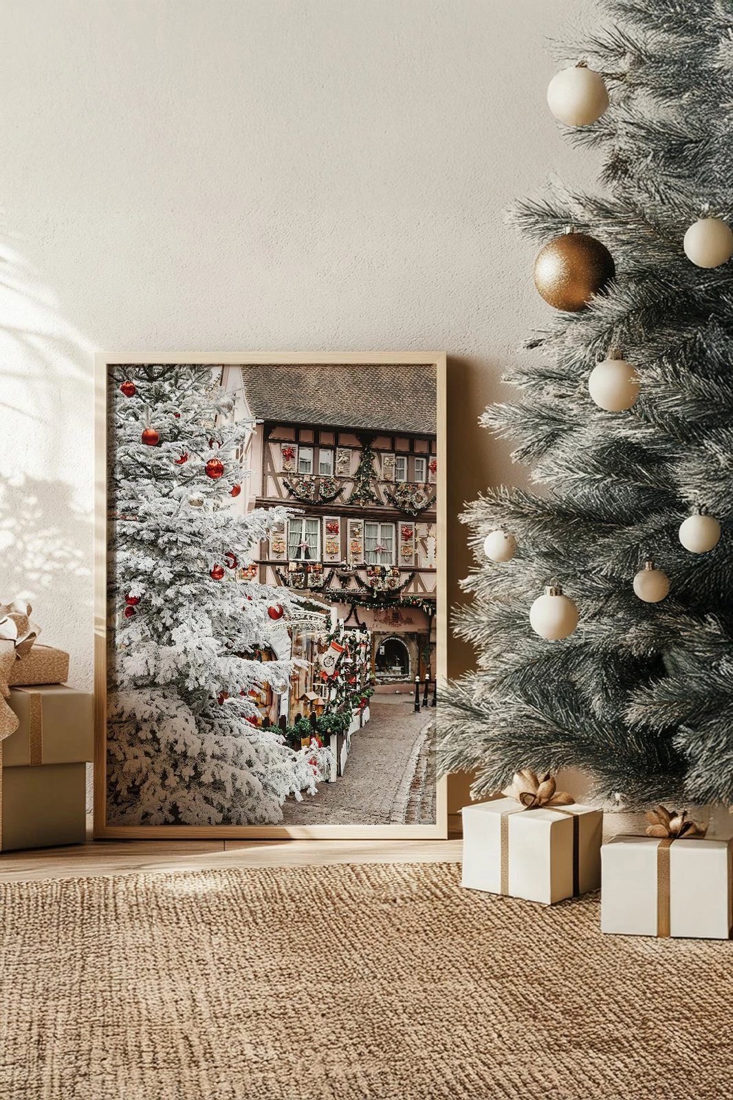 Pikturë dekorative me kornizë, Wallity, Nwyearsngmdl51, shumëngjyrëshe