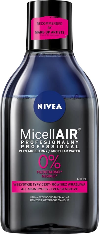 Ujë micelar për femra Nivea MicellAir Skin Breathe professional, 400ml