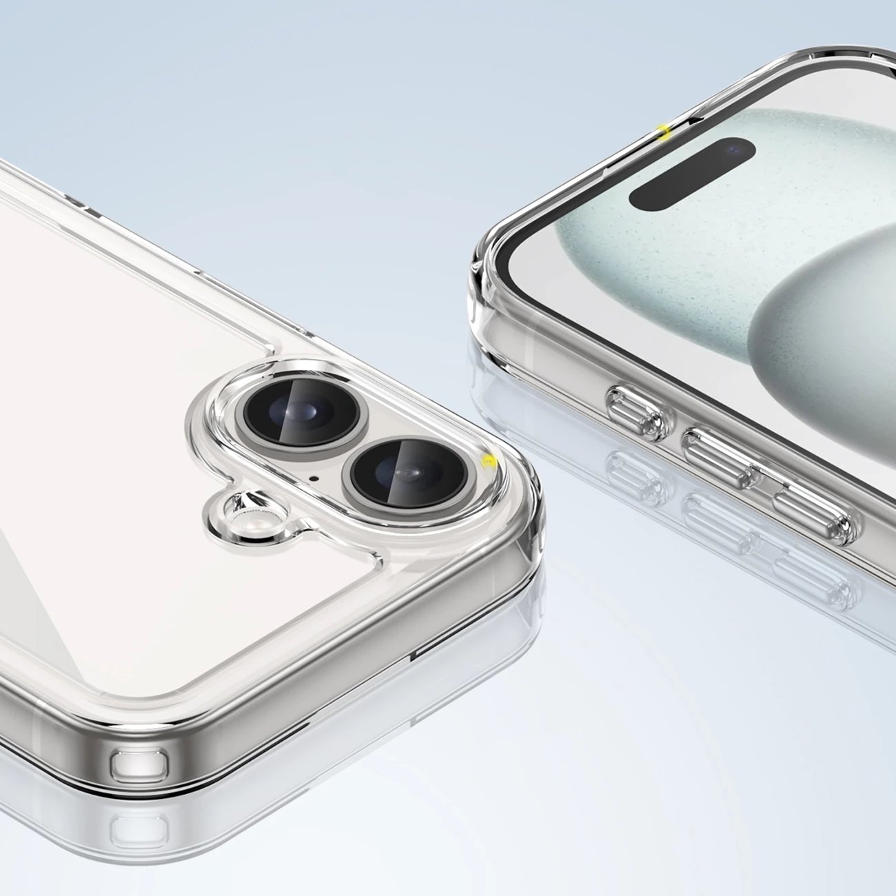 Mbështjellës Hurtel Outer Space Case për iPhone 16, transparent