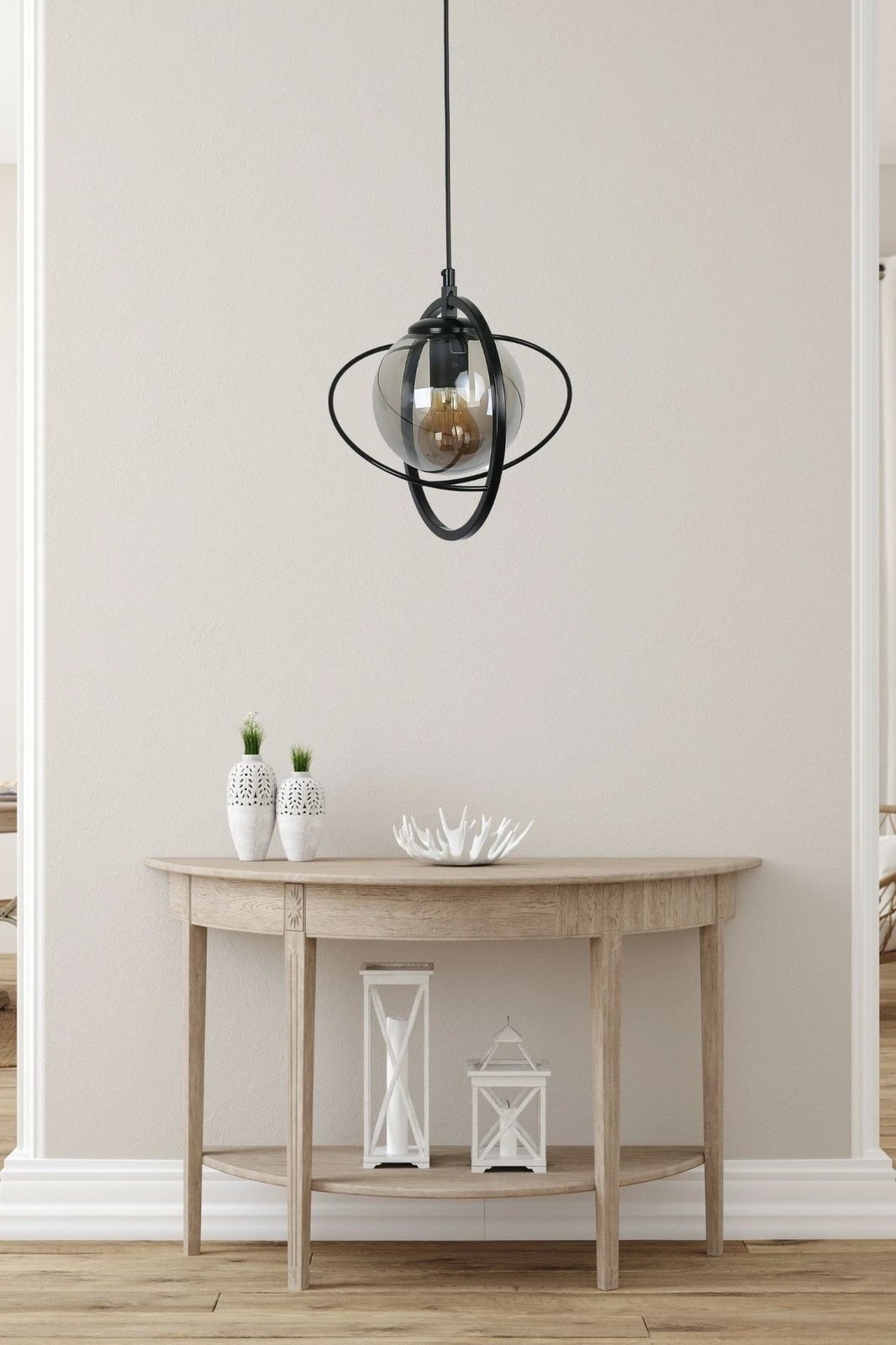 Llambë tavani Opviq, ngjyrë e zezë dhe fume, 8774-1 Llambë tavani Opviq, ngjyrë e zezë dhe fume, 8774-1