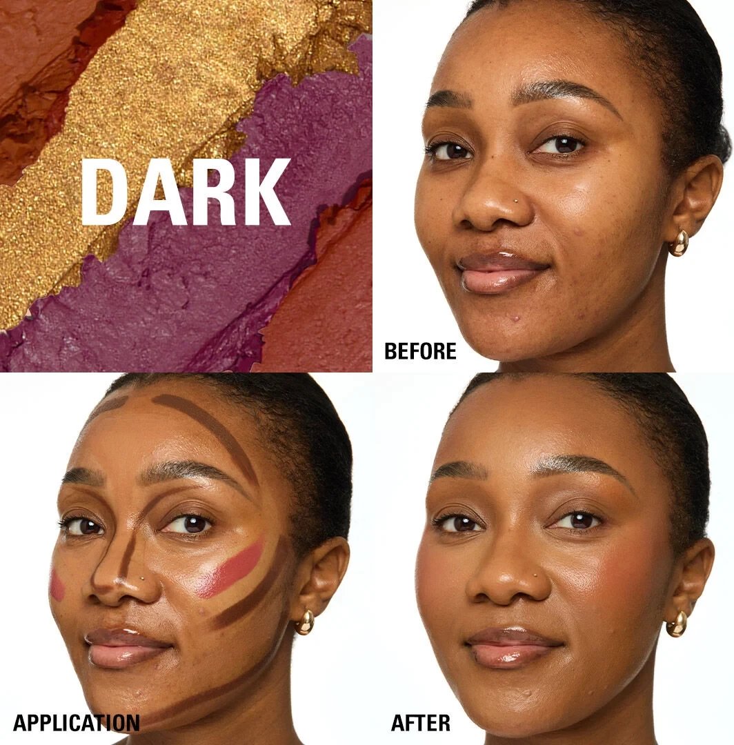 Revolution Everything Base Face Icon Complexion Palette Dark