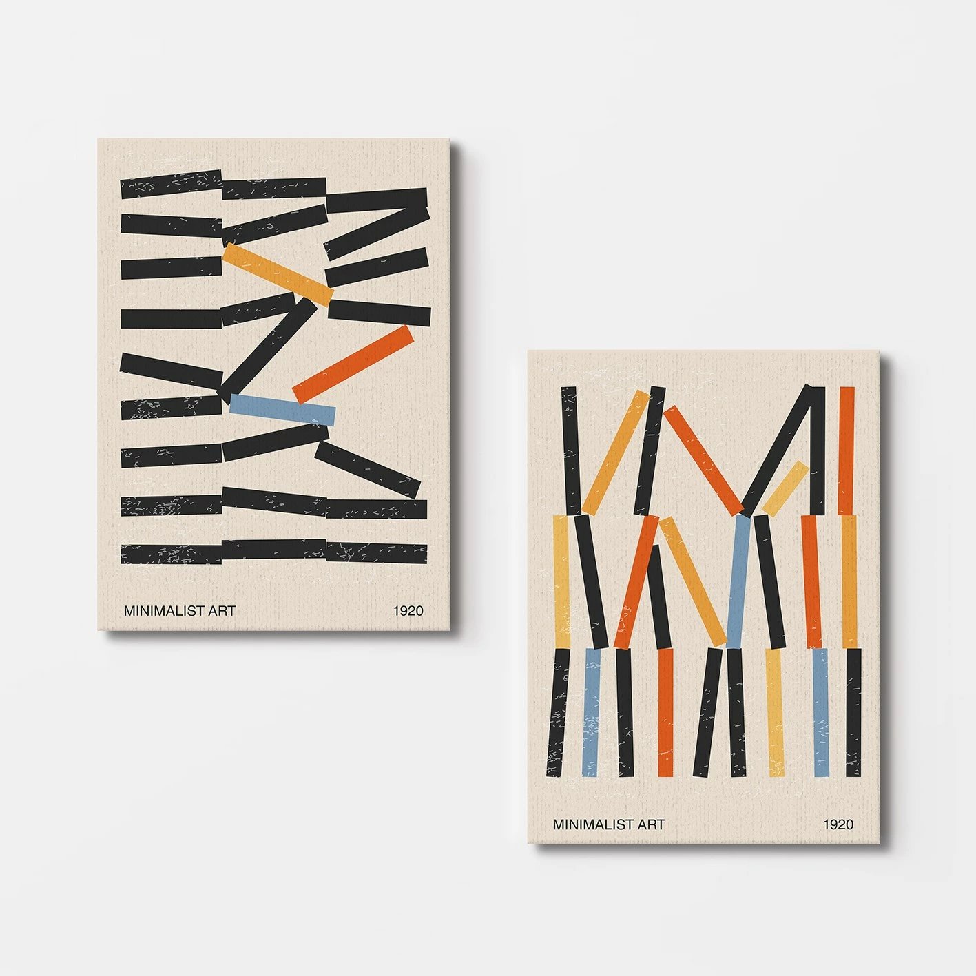 Pikturë dekorative në kanavacë (2 copë), Wallity, 2KNV4267, 70x100cm