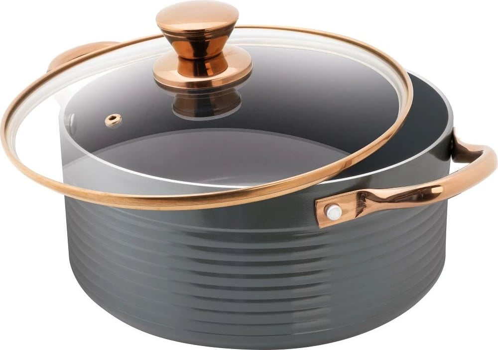 Tenxhere alumini Lamart LT1241 CASSEROLE W/LID 24 cm ORRO