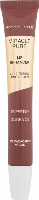 Balsam për buzë Max Factor Miracle Pure Lip Enhancer 020 Cacao Nibs për femra 12ml
