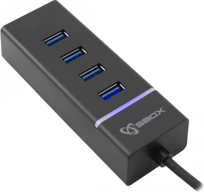USB hub SBOX, H-304, 3.0, 4 porte