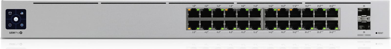Switch Ubiquiti UniFi Pro 24-Port PoE, Managed, L2/L3, Gigabit Ethernet, Rack mounting, 1U