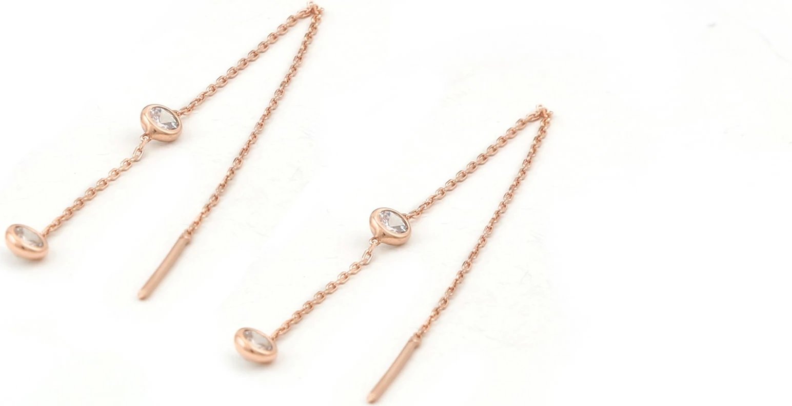 Vathë argjendi ngjyrë rozë, Jumeon, 9861ROS