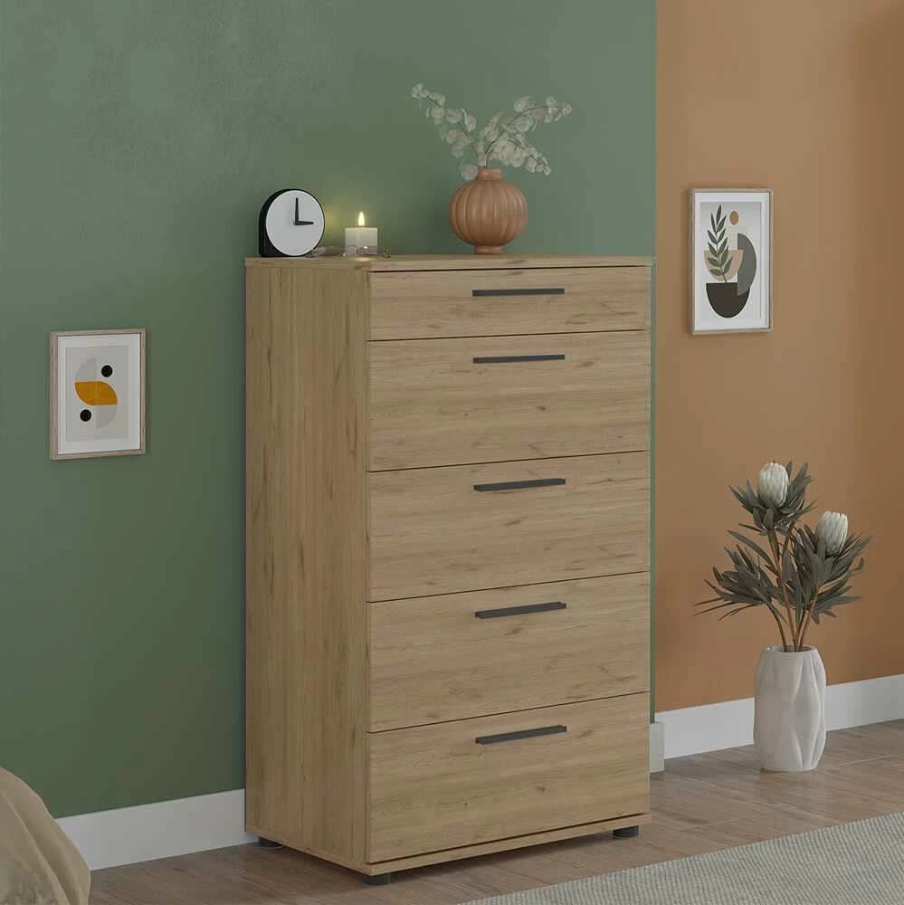 Komodë Skye Decor, ngjyrë lisi, Sfn-550-Ff-1