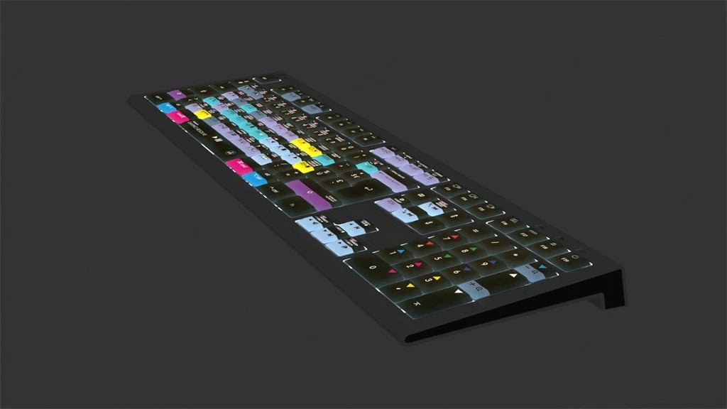 Tastierë LogicKeyboard Astra 2 DaVinci Resolve FR për Mac