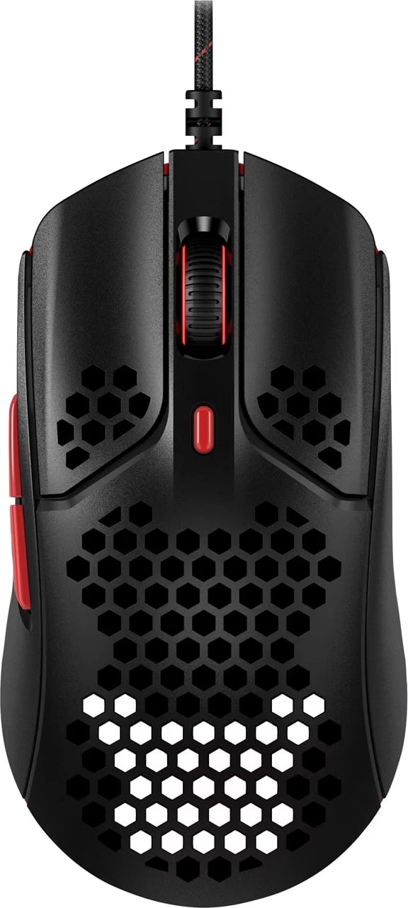 Maus gaming HyperX Pulsefire Haste 16000 DPI me kabllo 59 g zi-kuq
