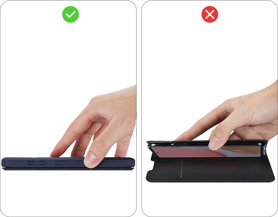 Mbështjellës Dux Ducis Skin X për Samsung Galaxy A72, me kapak, me mbajtëse, me portofol, Blu