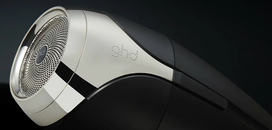Tharëse flokësh ghd Helios, DC, 120 m³/h, e zezë