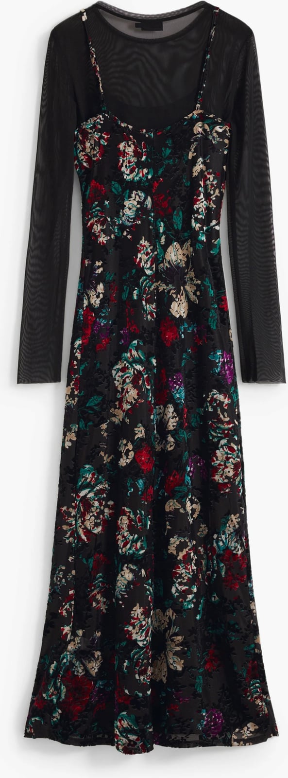 Fustan i gjatë DESIGUAL Cassidy femra, i zi