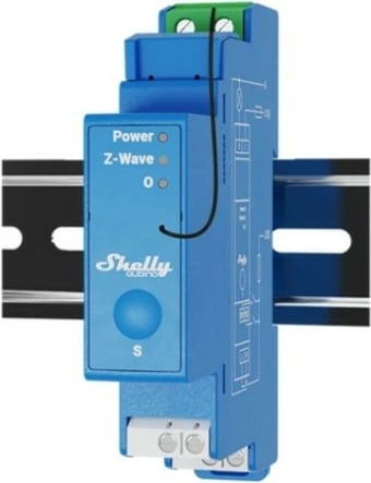 Rele solid Shelly Qubino Wave Pro 1, 25 mW, 1 kanal, Blu Rele solid Shelly Qubino Wave Pro 1, 25 mW, 1 kanal, Blu