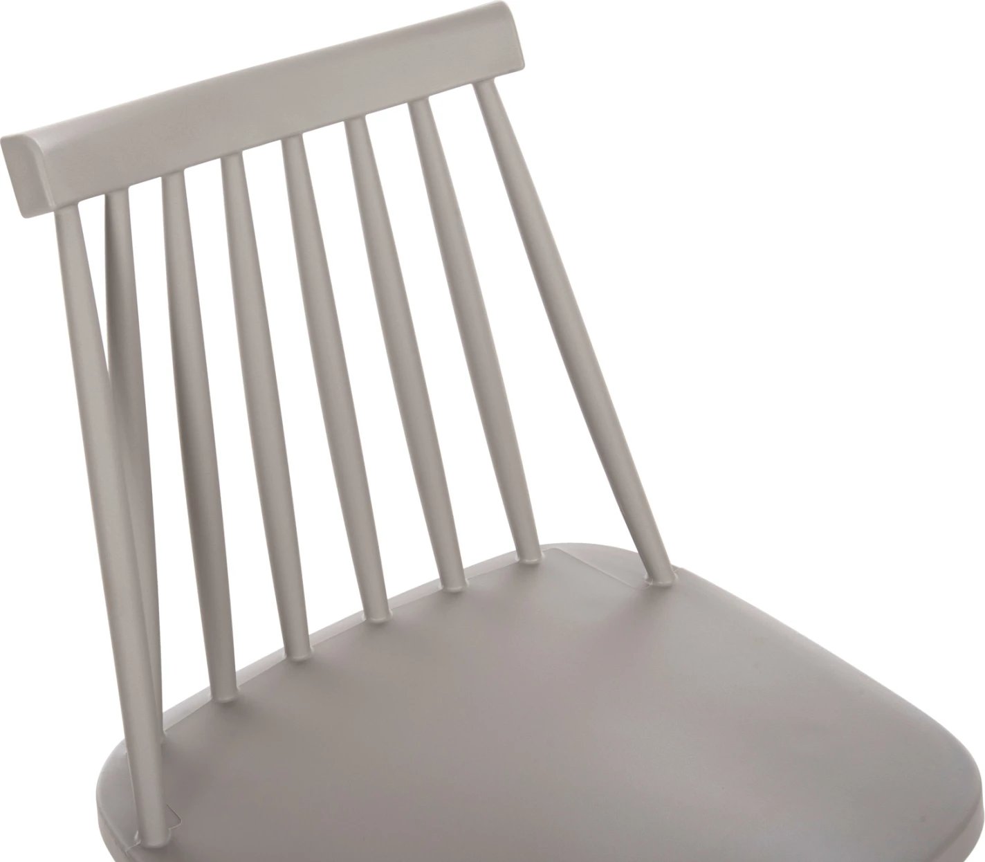 Karrige për bar, vend i lartë, VANESSA FH8459.20, gri PP & këmbë metalike gri, 47x48,5x107H cm., set prej 2 copë