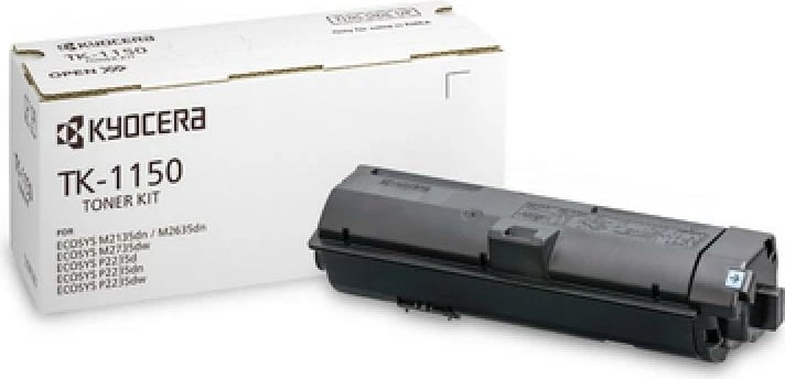 Toner Kyocera TK-1170 (1T02S50NL0), kapacitet 7,200 faqe me 5% mbulim, origjinal, e zezë