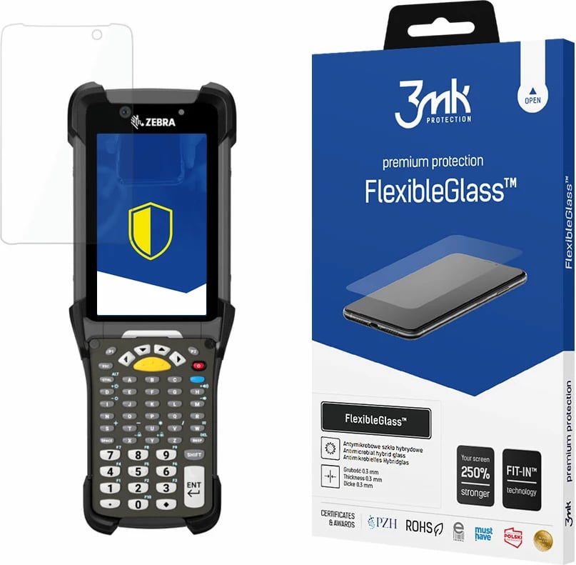 Mbështjellës xhami hibrid 3mk FlexibleGlass për Zebra MC930B/MC9300