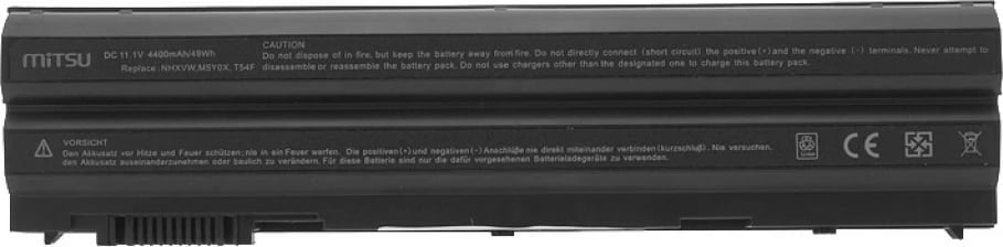 Bateri Mitsu për Dell Latitude E5420/E6420, 4400 mAh, 11.1V, 6 qeliza, Zezë