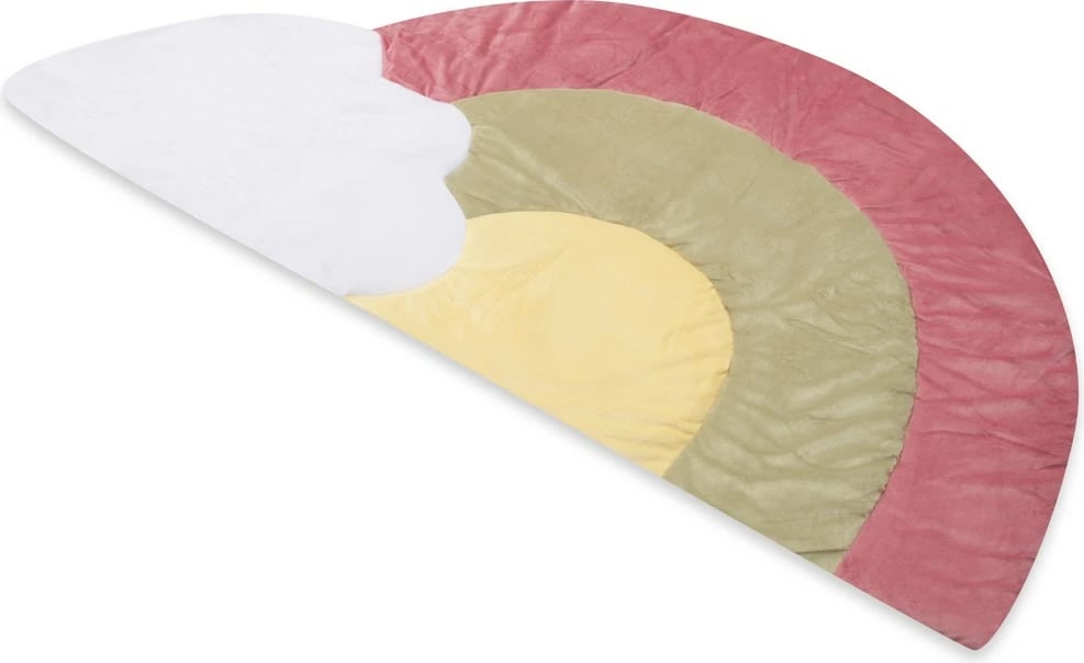 Tapet loje për fëmijë, New Baby, Rainbow, 137x75 cm me jastëk 60x40 cm, shumëngjyrësh