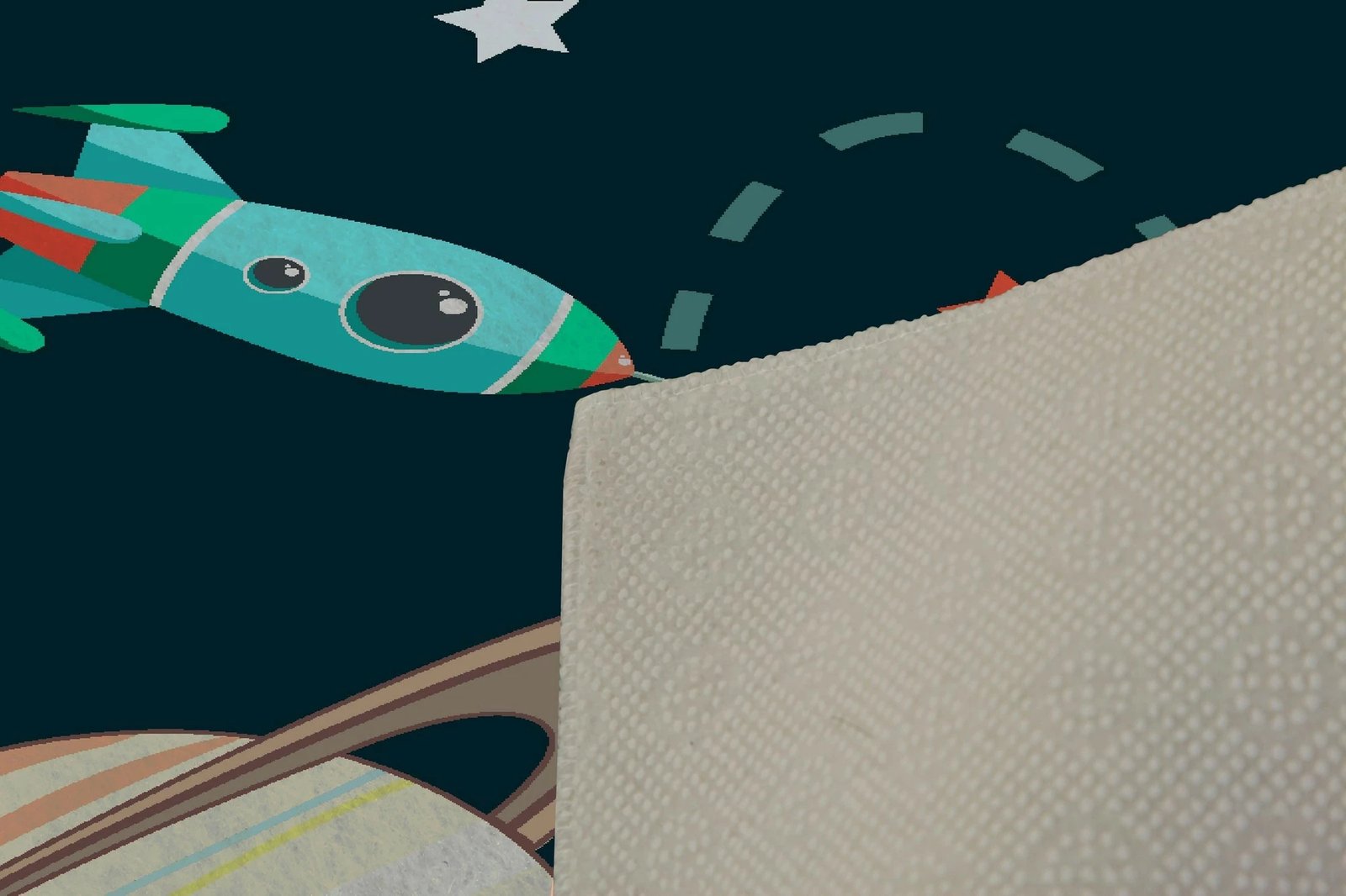 Qilim për fëmijë, shumëngjyrësh, 120x180cm, EXFAB19