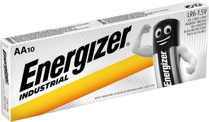 Bateri industriale Energizer LR6 AA, 1.5V, 10 copë