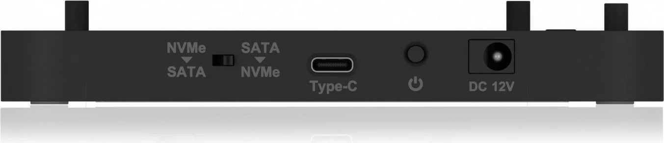Stacion docking dhe klonimi IcyBox IB-2915MSCL-C31 për SSD/HDD M.2 NVMe, SATA 2.5''/3.5'', i zi