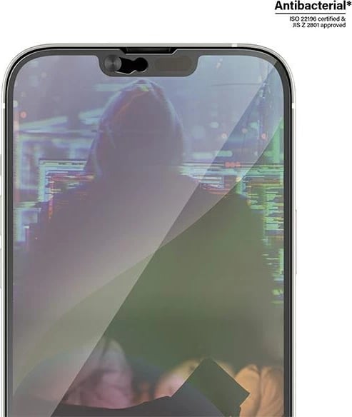 Mbrojtës ekrani PanzerGlass Ultra-Wide Fit CamSlider për iPhone 14 Plus / 13 Pro Max, antibakterial, me kapak kamere