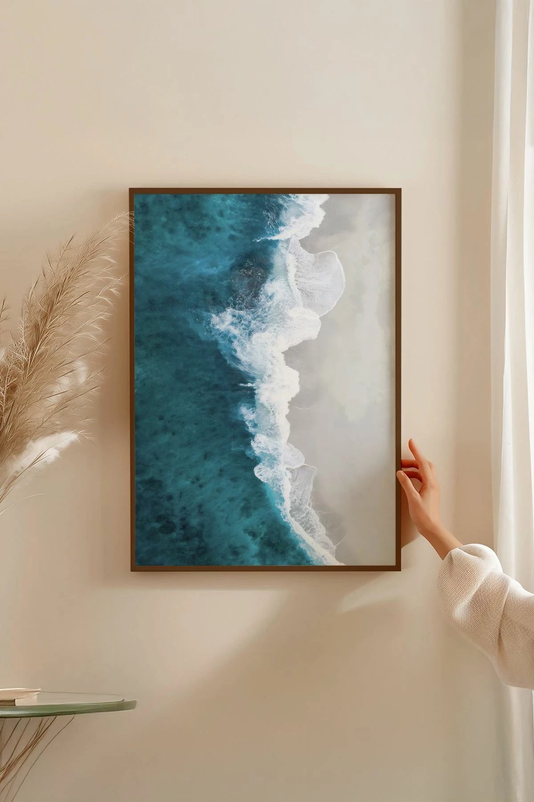 Pikturë dekorative me kornizë, Wallity, Lmnmdlkahve50, shumëngjyrëshe, 33x48cm