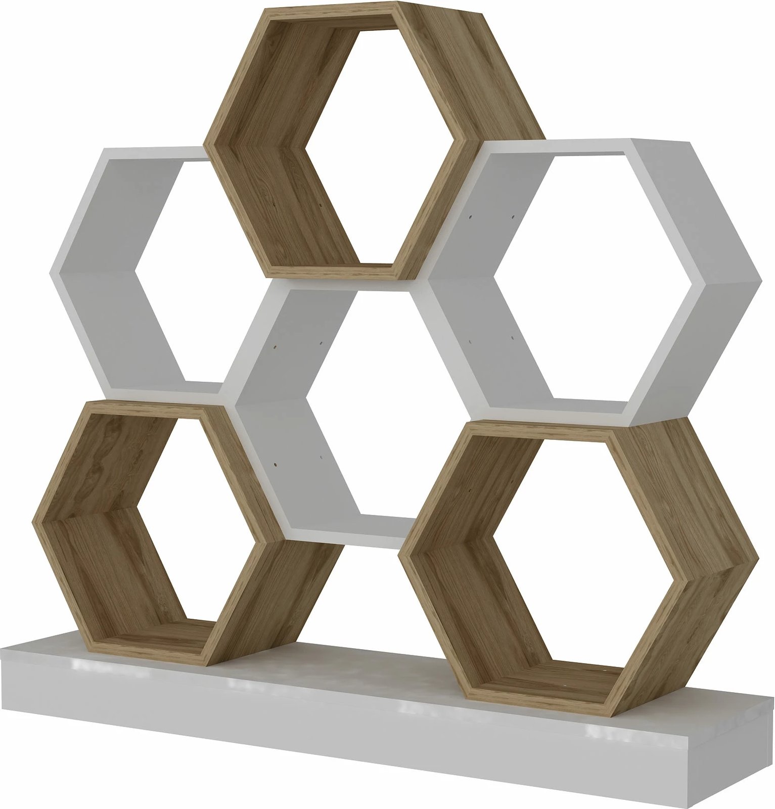 Raft librash Hanah Home, Cicek, bardhë dhe lis