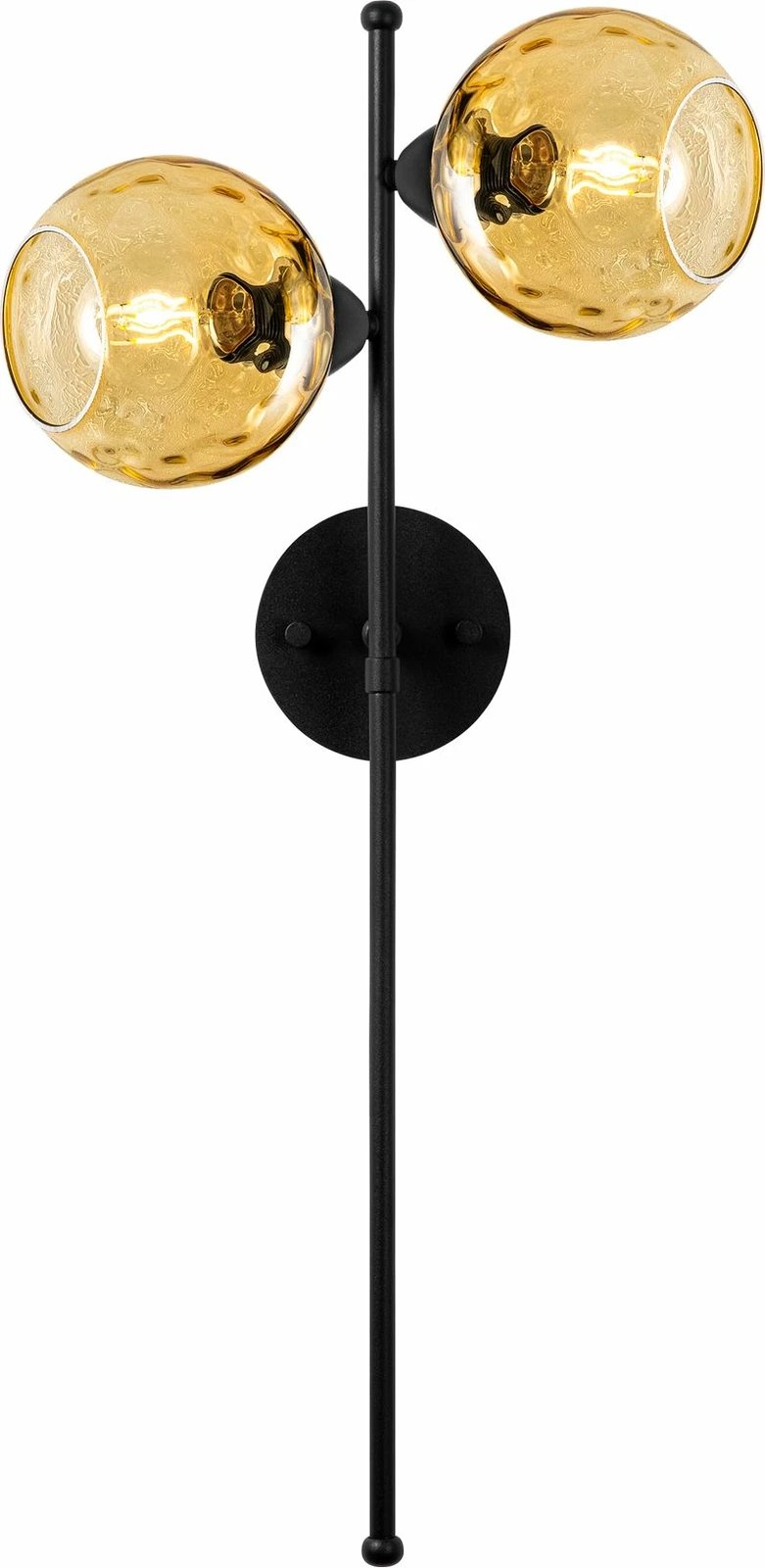 Llambë muri Opviq, Benek - 15 - 14414, metal dhe xham, e verdhë dhe e zezë