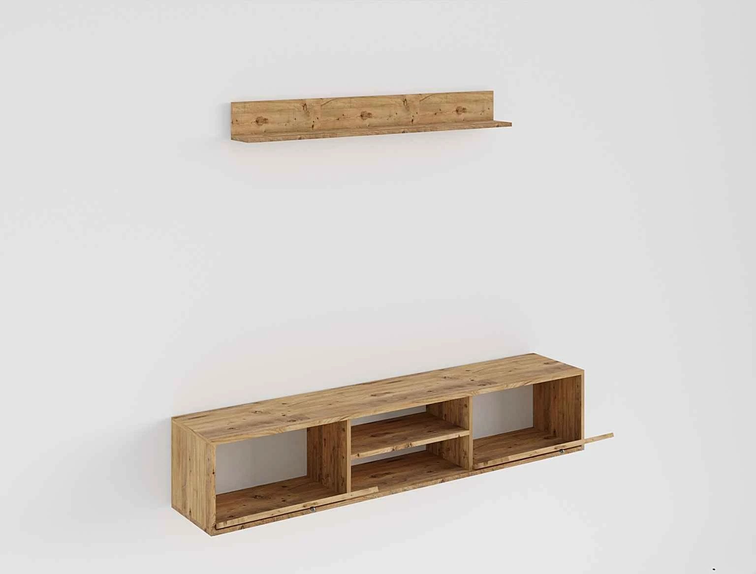 Njësi TV Hanah Home, Zenith, ngjyrë lisi Sapphire Oak