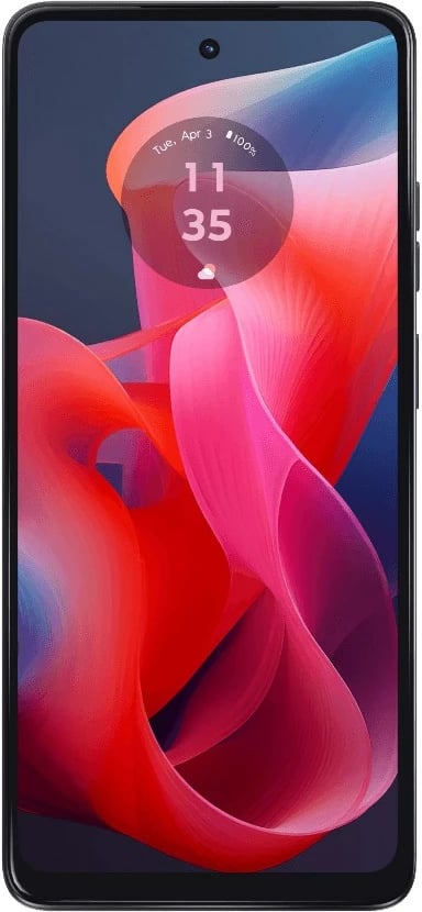 Celular Motorola Moto G 24, 6.56", 4 GB RAM, 128 GB, 5000 mAh, Charcoal