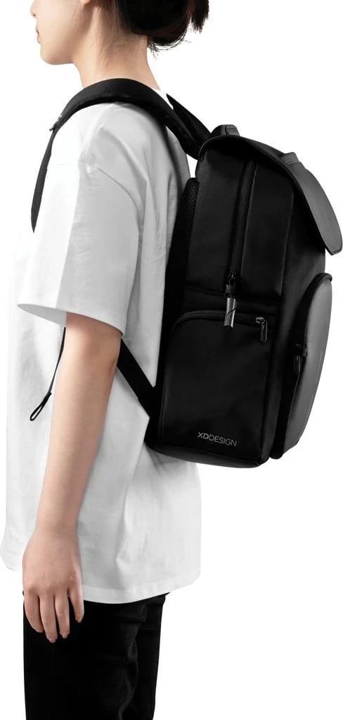 Çantë shpine XD DESIGN Soft Daypack, P705.981, 15 L, E zezë