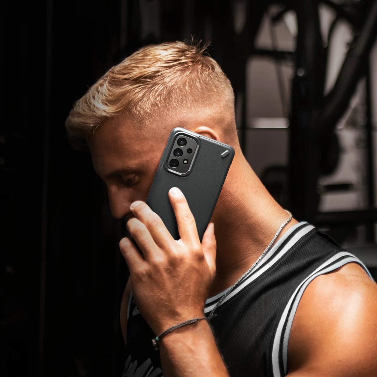 Mbështjellës Ringke Onyx për Samsung Galaxy A73, TPU, Gri