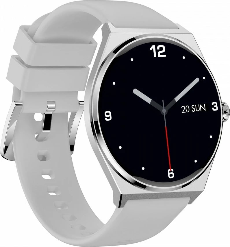 Smartwatch EcoWatch EW05 SL, 1.43", AMOLED, Bluetooth, Argjend