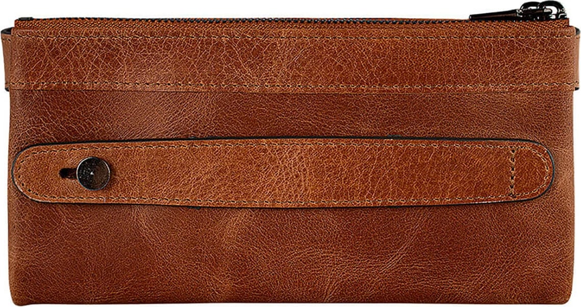 Portofol unisex Zoozie Bags, Roosevelt, ngjyrë kafe e hapur