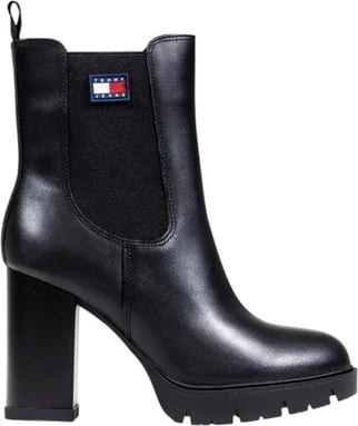 Çizme Tommy Hilfiger Jeans femra, të zeza