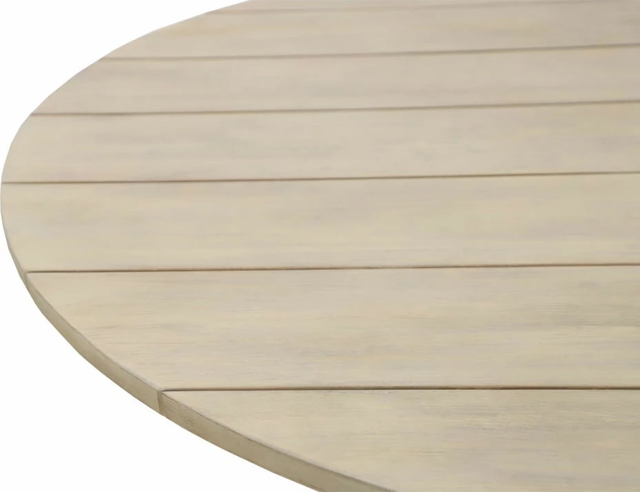 Tavolinë Sumatra, dru akacie, natyrale, 150x150x76cm