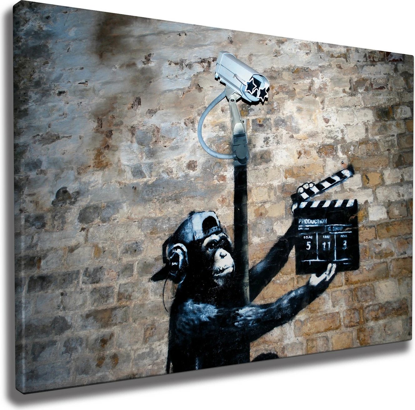 Pikturë dekorative në kanavacë, shumëngjyrëshe, Banksy, WY43, 70x100cm