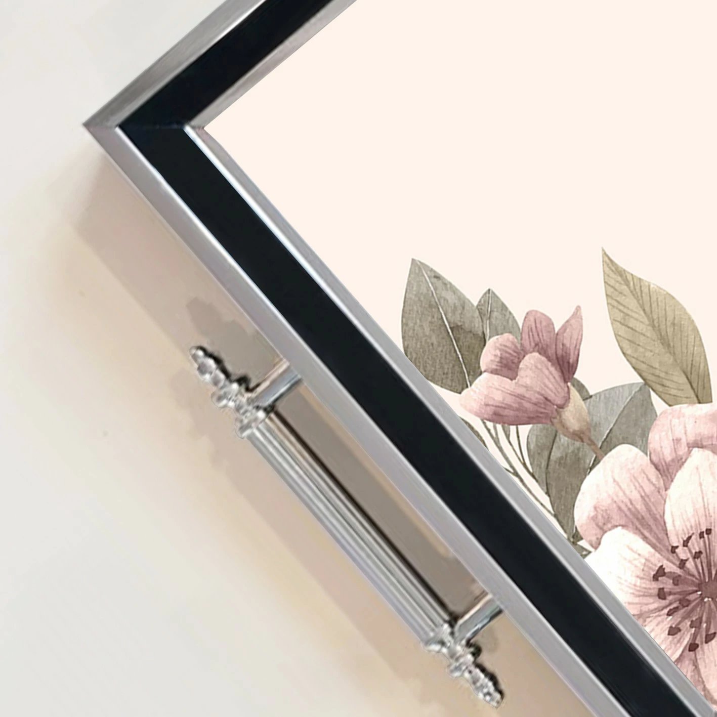 Tabaka xhami, shumëngjyrëshe, Aberto Design, TPG9794, 50x29x3.5 cm Tabaka xhami, shumëngjyrëshe, Aberto Design, TPG9794, 50x29x3.5 cm