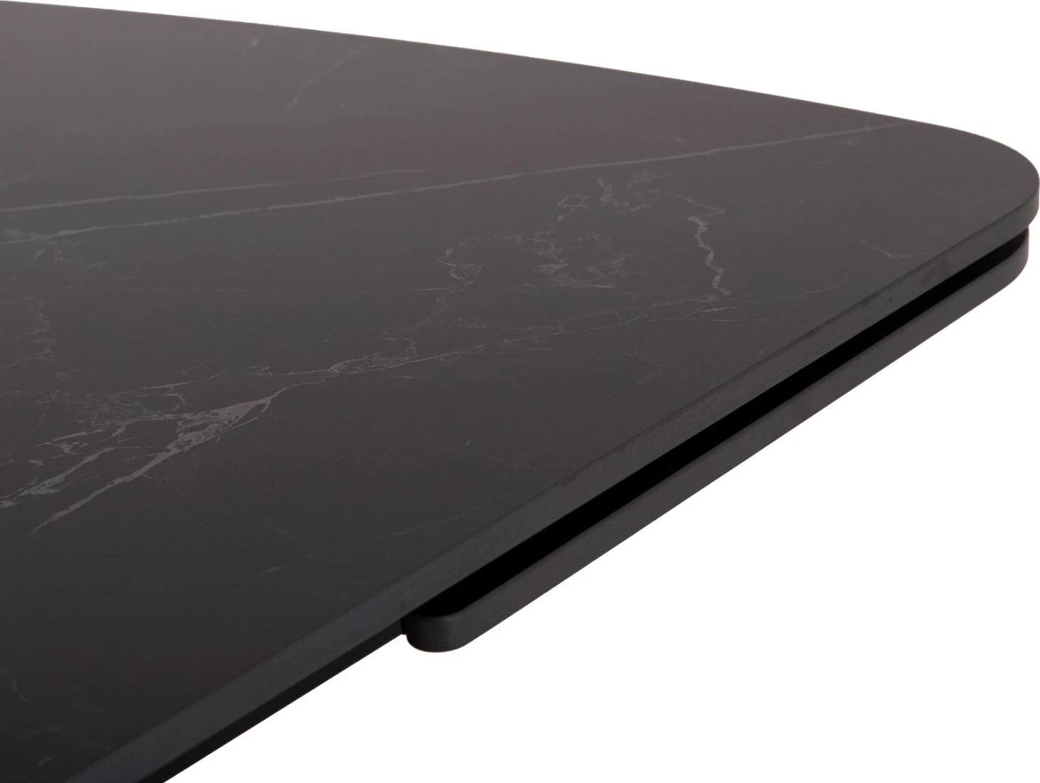 Tavolinë ngrënieje HORIZON, sipërfaqe qeramike, këmbë betule me faner frashëri, 180x90x76cm