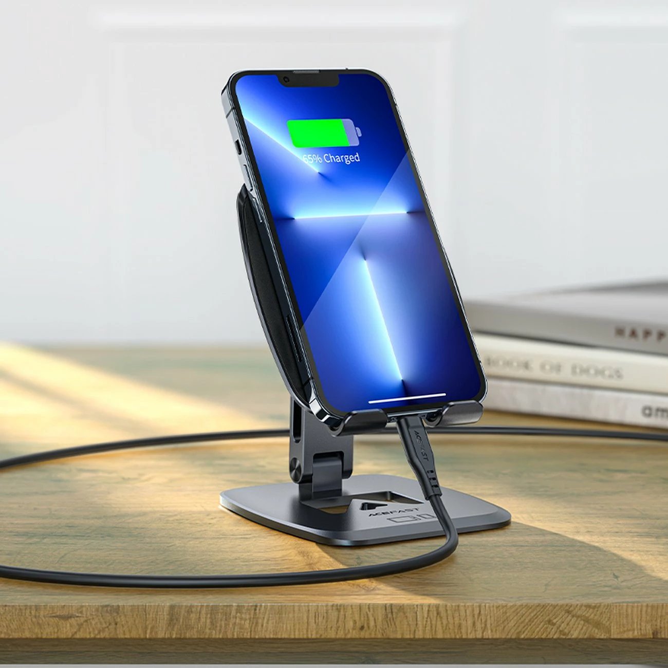 Mbajtës palosës Acefast E13 për telefon/tablet, gri