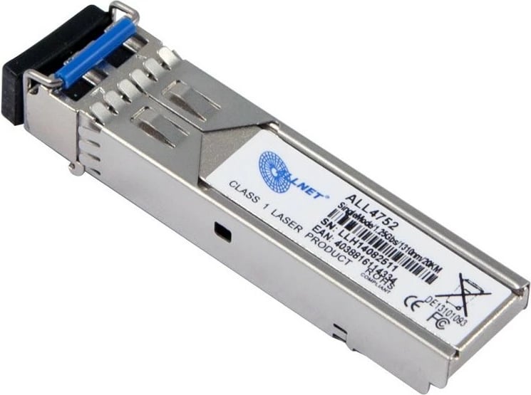 Transceiver optik ALLNET ALL4752-INDU, 1000 Mbit/s, SFP, MiniGBIC, LX, 20000 m