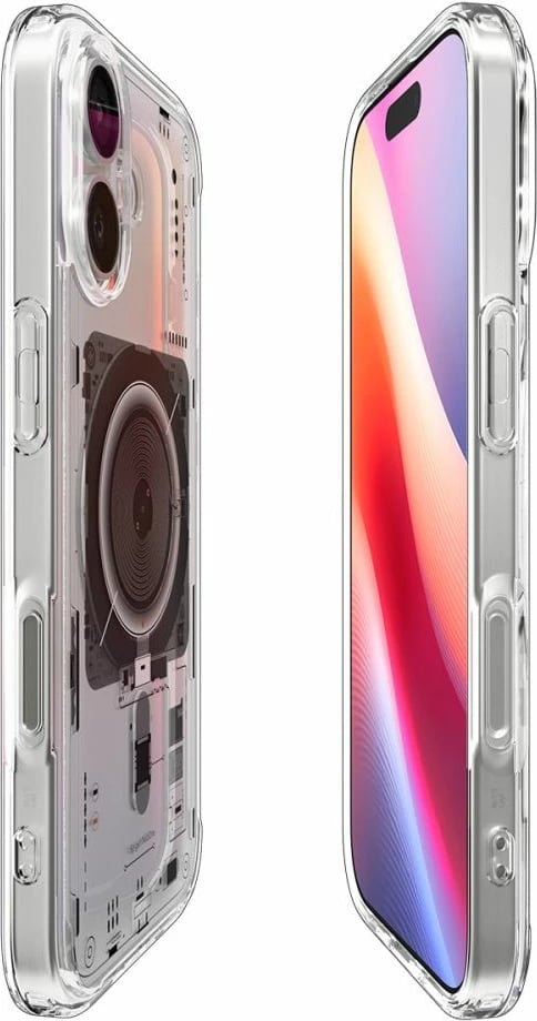 Mbështjellës Spigen Ultra Hybrid MagSafe për iPhone 17 Neo One, Transparent